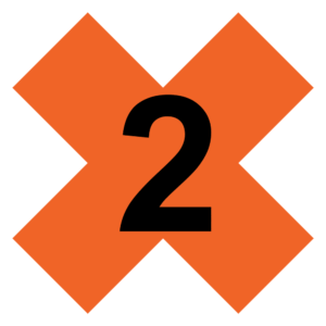 DOD 6055 Fire Division 2 Explosion With Fragment Hazard Sign DOD-002 DOD-6055-Explosives-Sign-DOD-002-1000