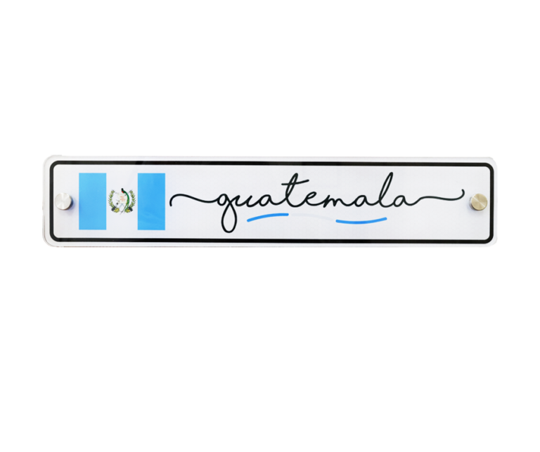 1/4″ Thick Acrylic wall sign with standoffs – Guatemala 2_0008_Layer-4