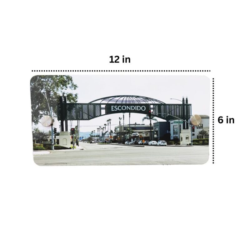 1/8″ Thick Polymetal Wall Sign with Standoffs – Escondido Sign Acrylic Wall Sign wih Standoffs
