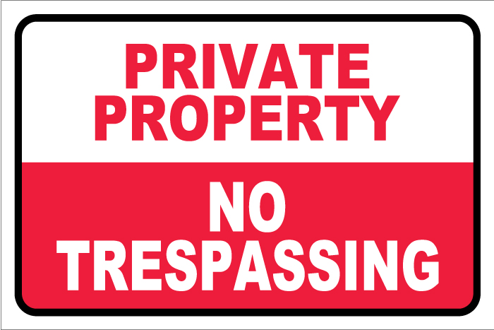 Private Property Sign private-property